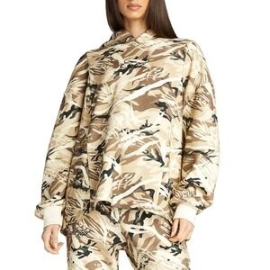 I AM GIA Camo Hoodie Women's Medium Oversized Logo Sweatshirt Streetwear